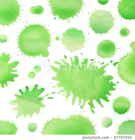 Green watercolor paint splash background Green watercolor paint splash background 87787856