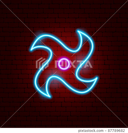 Shuriken Neon Sign 87789682