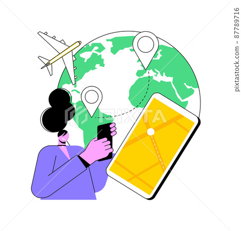 Smart delivery tracking abstract concept vector illustration. Track your orders, delivery status online, application software, package, international freight, express shipment abstract metaphor. Smart delivery tracking abstract concept vector illustration. Track your orders, delivery status online, application software, package, international freight, express shipment abstract metaphor. 87789716