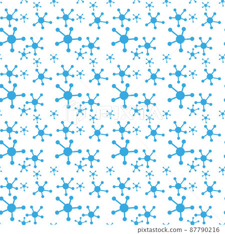 Dots with connections, triangles seamless vector background Dots with connections, triangles seamless vector background 87790216