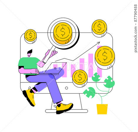 Sales index abstract concept vector illustration. Calculation and formula, profit analysis, income growth, retail sales index, compare periods, business statistics, performance abstract metaphor. Sales index abstract concept vector illustration. Calculation and formula, profit analysis, income growth, retail sales index, compare periods, business statistics, performance abstract metaphor. 87790488