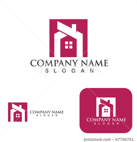 House logo and symbol vector image House logo and symbol vector image 87790781