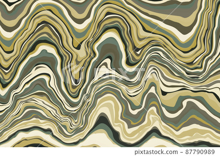 Fluid art. Modern artwork background. Mixture of acrylic paints. Abstract liquid painting marble texture, colorful gradient waves. Vector design for banner, flyer, business card, cover, invitation 87790989