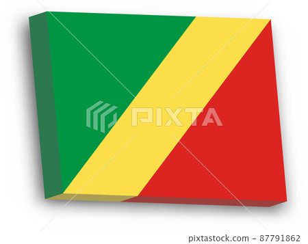 3D vector flag of Republic of the Congo - Stock Illustration [87791862 ...