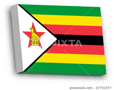 3D vector flag of Zimbabwe 3D vector flag of Zimbabwe 87791977