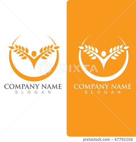 wheat logo vector wheat logo vector 87792208
