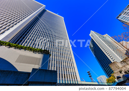 Cityscape of Akasaka, Minato-ku, Tokyo Ark Hills Ark Mori Building and ANA Intercontinental Hotel Tokyo 87794004