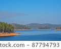 Broken Bow Lake at Beavers Bend State Park in Broken Bow, Oklahoma 87794793