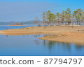Broken Bow Lake at Beavers Bend State Park in Broken Bow, Oklahoma 87794797
