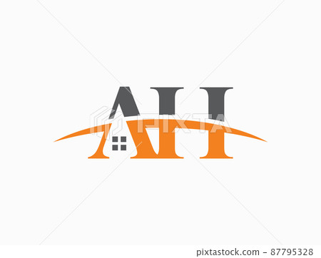 AH monogram letter logo AH monogram letter logo 87795328