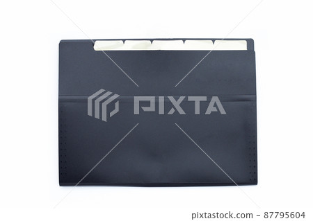 Office folder on white background. 87795604