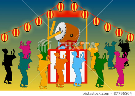 Bon dance - Stock Illustration [87796564] - PIXTA