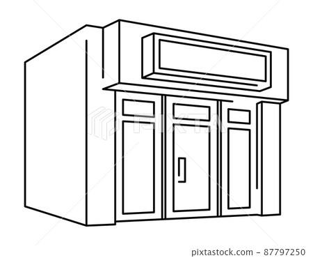 The appearance of the store 87797250