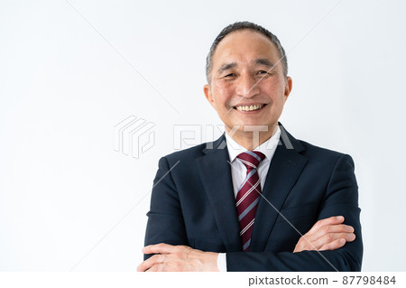 看著相機的商人高級肖像 看著相機的商人高級肖像 87798484