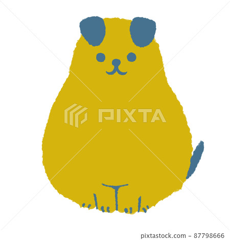 一隻小狗的插圖 87798666