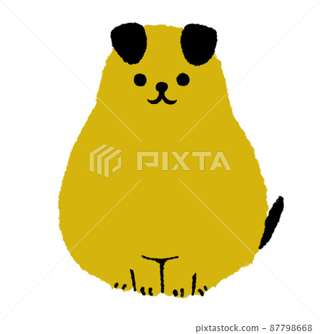 Illustration of a puppy Illustration of a puppy 87798668