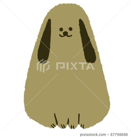 一隻狗的插圖 87798686