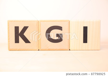 “KGI（重要目標成就指數）”圖片（文字/字母文字） 87798925