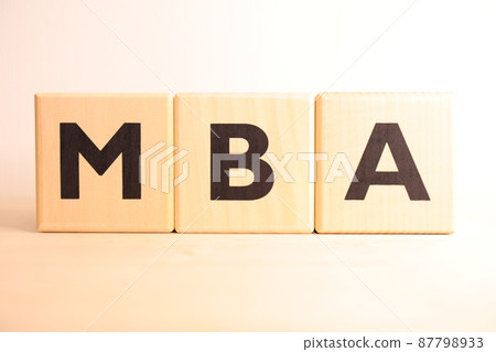 MBA（工商管理碩士）圖像（字母/字母文本） 87798933