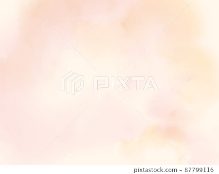 Cute pink natural watercolor background 87799116