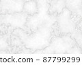 White marble texture background for design artwork, wallpaper, interior, and exterior illustration 87799299