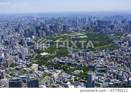 九段下地區,皇居全景,航拍 九段下地區,皇居全景,航拍 87799321