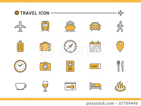 Travel icon_line 87799449