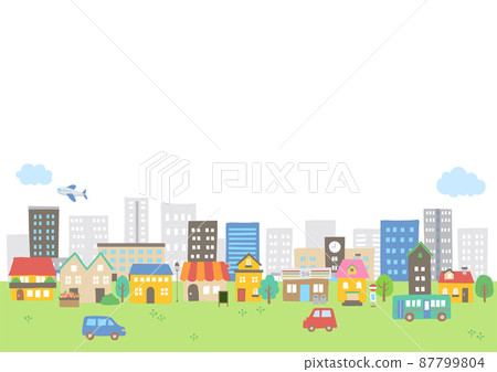 熱鬧的小區框架 熱鬧的小區框架 87799804