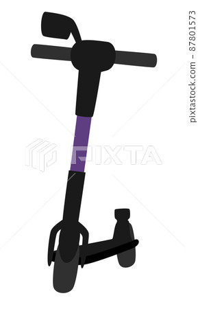 Electric kickboard. Illustration of a kickboard running with the power of electricity. Electric kickboard. Illustration of a kickboard running with the power of electricity. 87801573