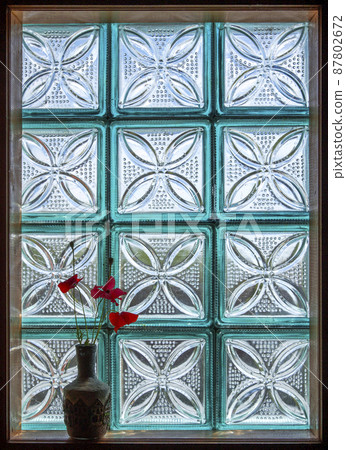 Still life with field poppies in a vase on the windowsill Still life with field poppies in a vase on the windowsill 87802672