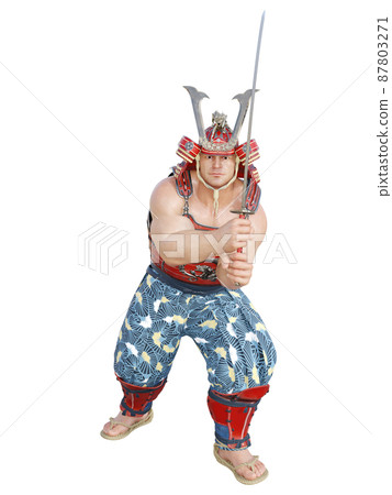 Red armor warrior 87803271