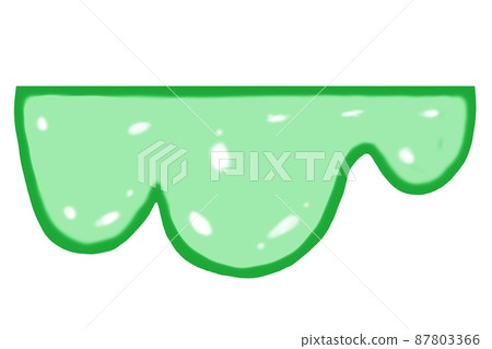 Liquid line effect (green) - Stock Illustration [87803366] - PIXTA