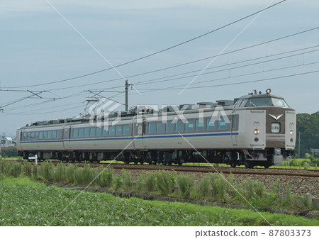 北陸本線 Nonoichi-Matto JR West 485 系列 Y11 改組（金澤）試運行 87803373