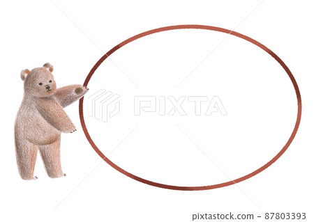 Bear presenting Bear presenting 87803393