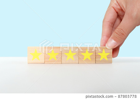 Place blocks with stars Place blocks with stars 87803778