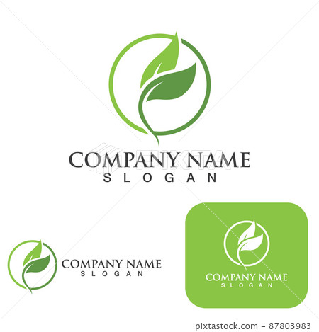 Logos of green Tree leaf ecology Logos of green Tree leaf ecology 87803983
