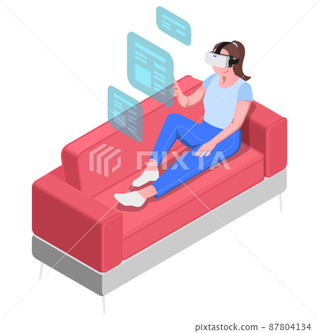 Home VR Work Composition 87804134