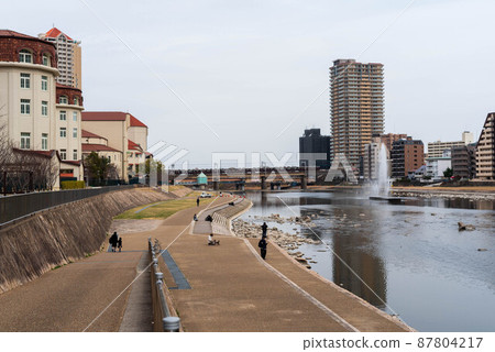 Hankyu Imazu Line Rail Bridge Hankyu Imazu Line Rail Bridge 87804217