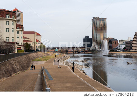 Hankyu Imazu Line Rail Bridge Hankyu Imazu Line Rail Bridge 87804218