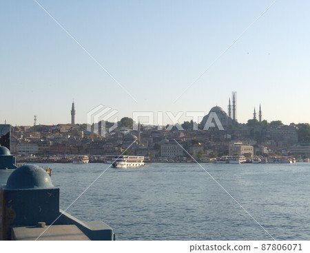 Old Town seen from Galata Bridge [Istanbul, Turkey] 87806071