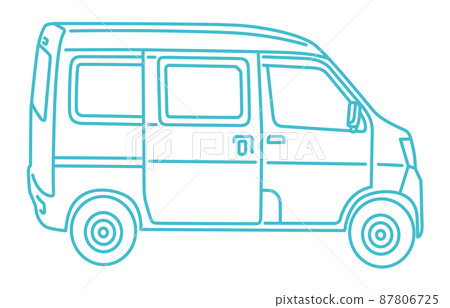 輕型貨車的側面 輕型貨車的側面 87806725