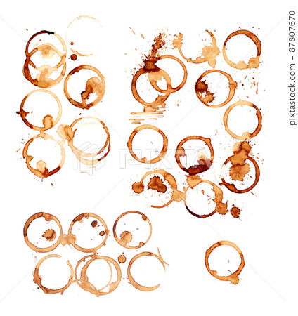 Coffee stain set 87807670
