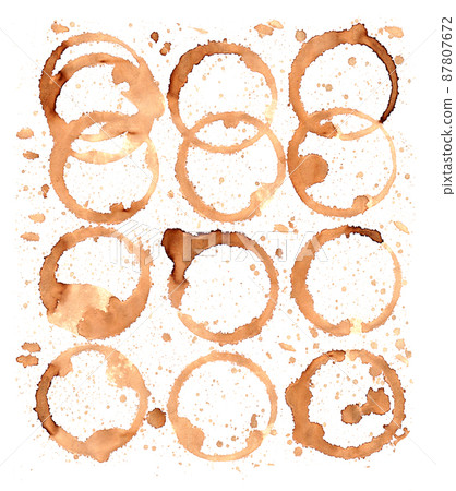 Coffee cup rings Coffee cup rings 87807672