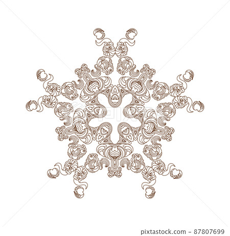 Vintage frame label 87807699