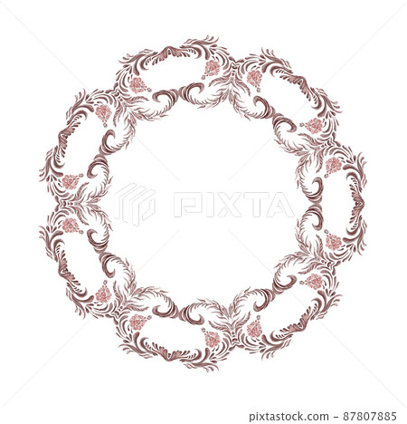 Ukrainian ornament on a white background. Ukrainian ornament on a white background. 87807885