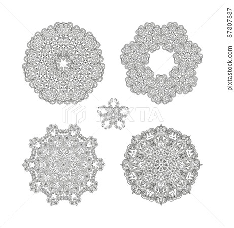 Circular pattern set 87807887
