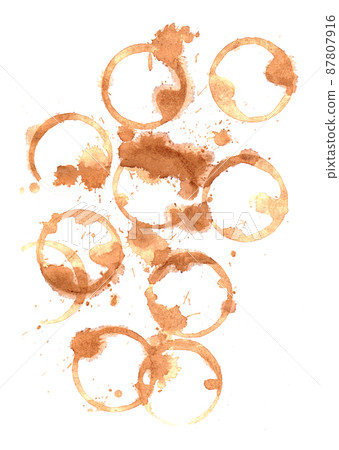 Coffee cup rings 87807916