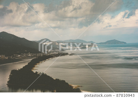 Amanohashidate view land 87810943