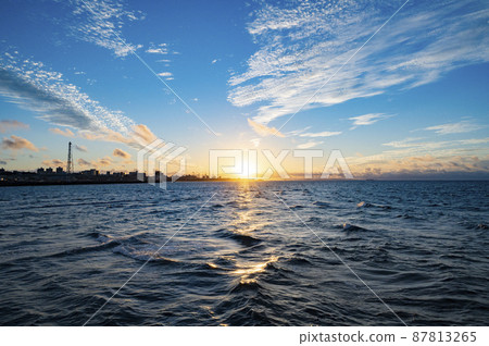 Evening view of Ginowan, Okinawa Evening view of Ginowan, Okinawa 87813265