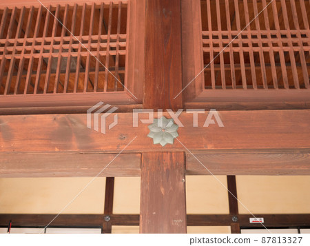 Kakegawa Castle Ninomaru Goten Goshoin San no Mairi side decorative metal fittings (nationally designated important cultural property) Kakegawa Castle Ninomaru Goten Goshoin San no Mairi side decorative metal fittings (nationally designated important cultural property) 87813327